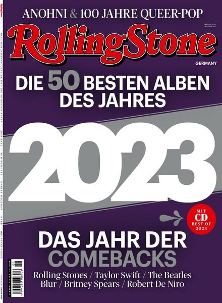 Rolling Stone Germany – Januar 2024 Cover