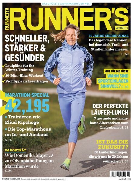 Runner’s World Germany – Januar 2024 Cover