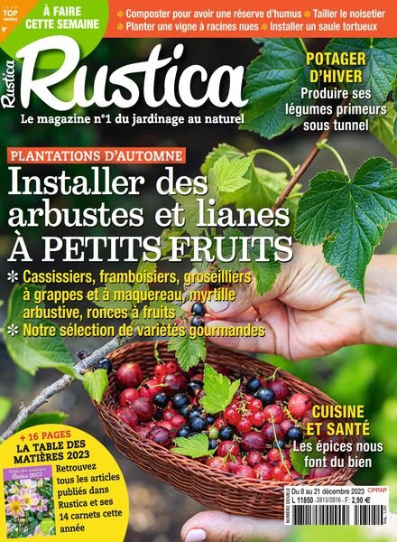 Rustica – 8 Decembre 2023 Cover