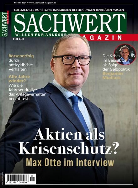 Sachwert Magazin – Januar 2024 Cover