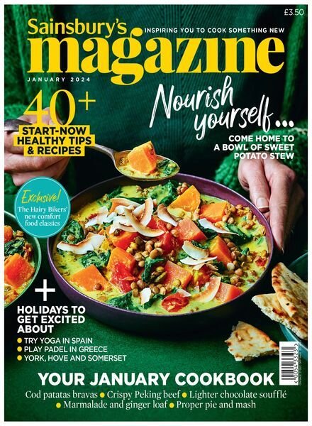 Sainsbury’s Magazine – January 2024 Cover