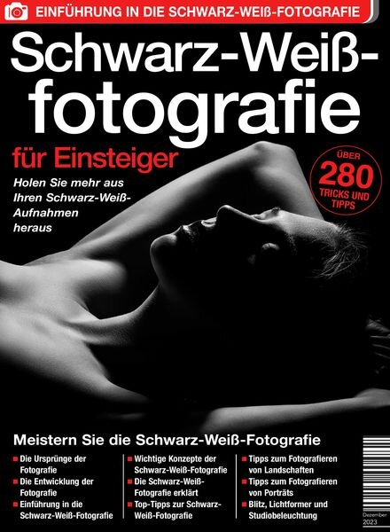Schwarz-Weiss-Fotografie fur Einsteiger – Dezember 2023 Cover