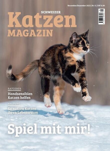 Schweizer Katzen Magazin – Dezember 2023 Cover