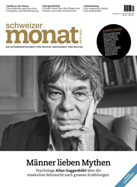 Schweizer Monat – Dezember 2023 Cover