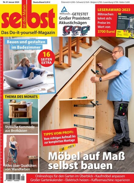 Selbst ist der Mann – Januar 2024 Cover
