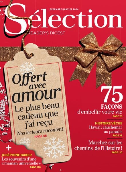 Selection Reader’s Digest France – Decembre 2023 – Janvier 2024 Cover
