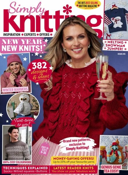 Simply Knitting – Issue 245 – Christmas 2023 Cover