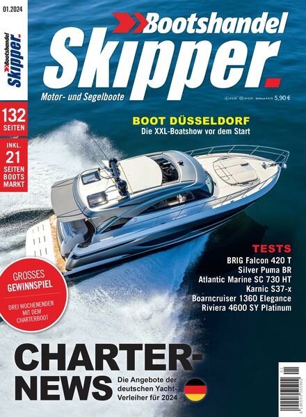 Skipper Bootshandel – Januar 2024 Cover