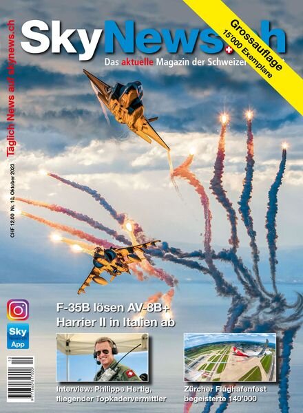 SkyNews.ch – Oktober 2023 Cover