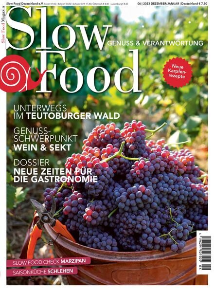 Slow Food Magazin – Dezember 2023 Cover