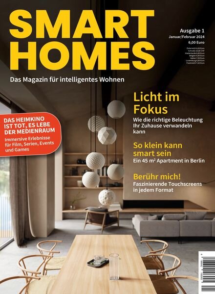 Smart Homes – Januar 2024 Cover