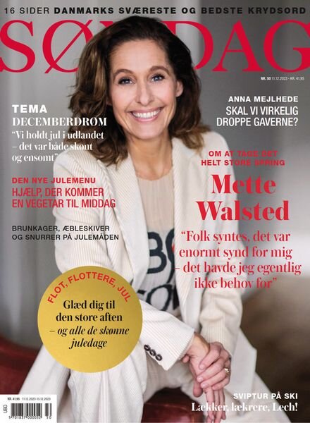 Sondag – Uge 50 – 11 December 2023 Cover