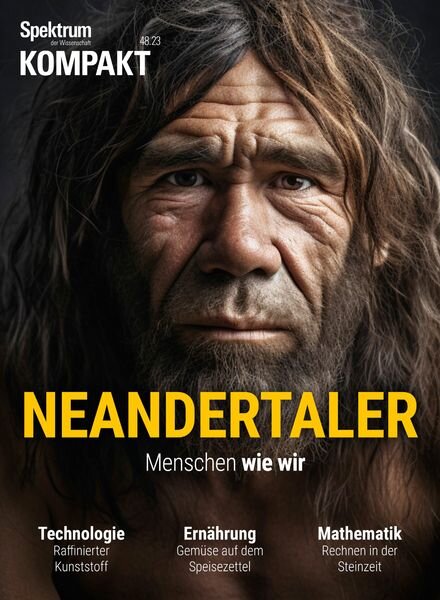 Spektrum Kompakt – Neandertaler – 5 Dezember 2023 Cover