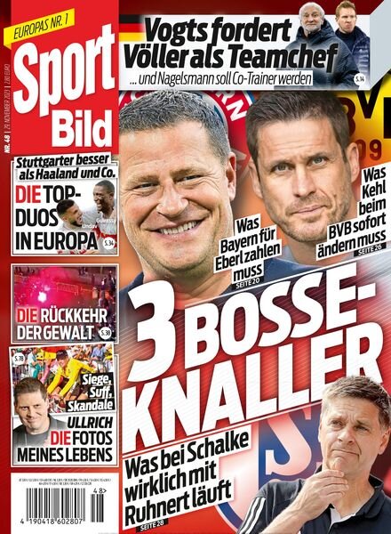 Sport Bild – 29 November 2023 Cover
