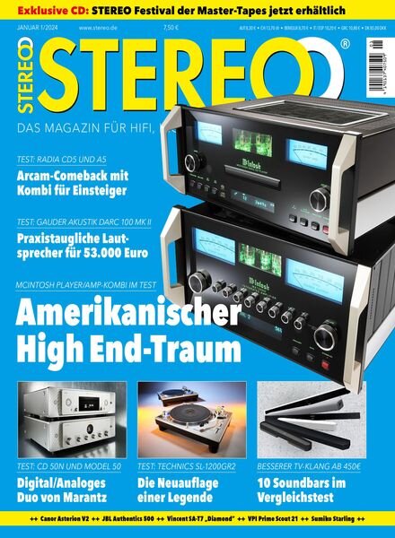 Stereo – Januar 2024 Cover