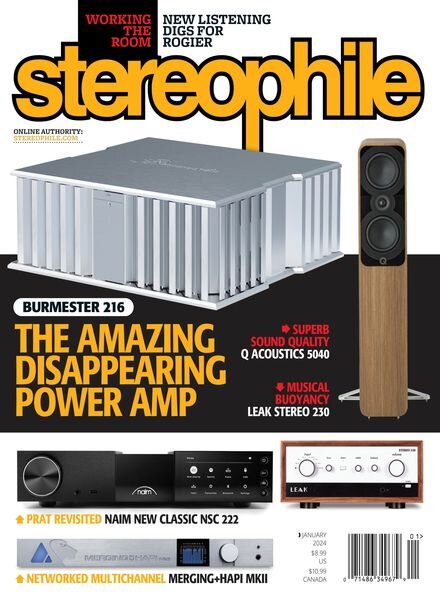 Stereophile – January 2024 Cover