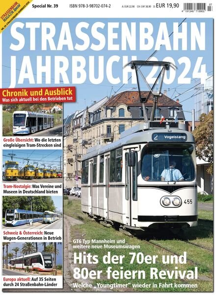 Strassenbahn – Jahrbuch 2024 Cover