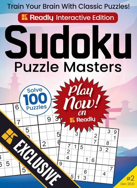 Sudoku Puzzle Masters – December 2023 Cover