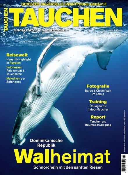 Tauchen – Januar 2024 Cover