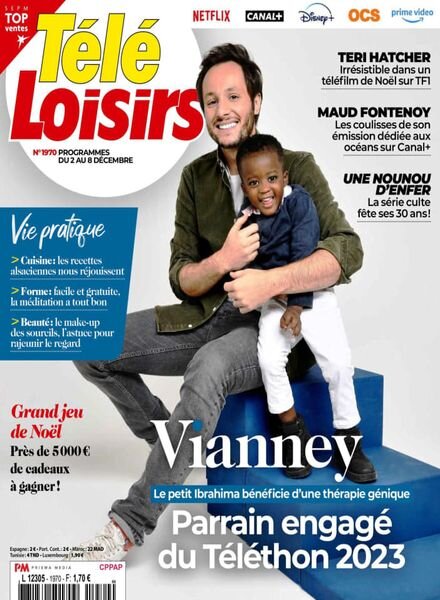 Tele Loisirs – 27 Novembre 2023 Cover