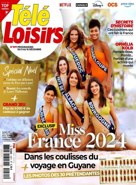 Tele Loisirs – 4 Decembre 2023 Cover