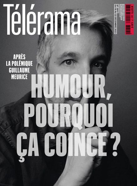 Telerama Magazine – 13 Decembre 2023 Cover