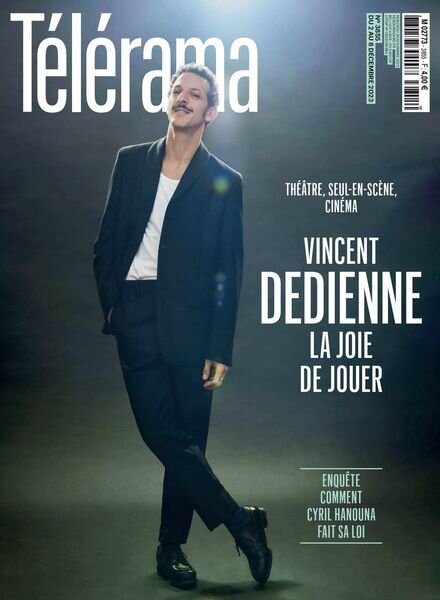 Telerama Magazine – 29 Novembre 2023 Cover