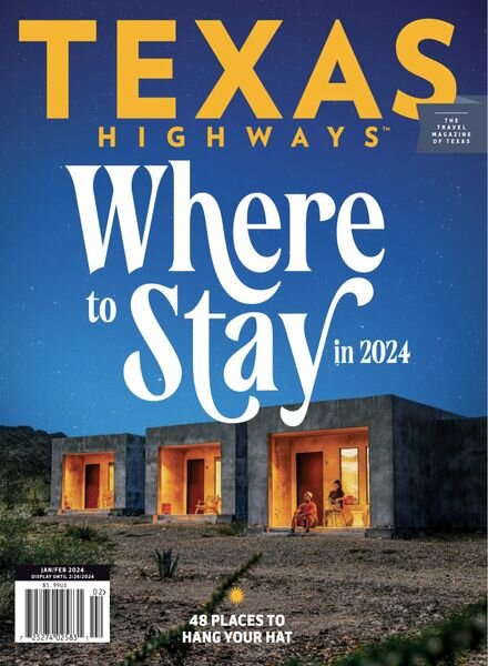Texas Highways – January 2024 Cover