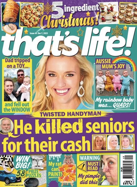 that’s life! Australia – Issue 49 – December 11 2023 Cover