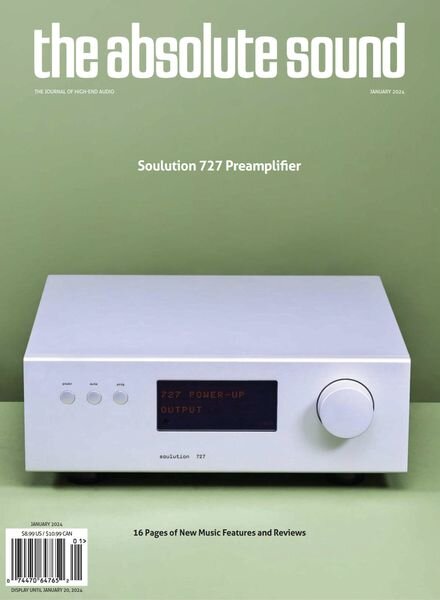 The Absolute Sound – January 2024 Cover