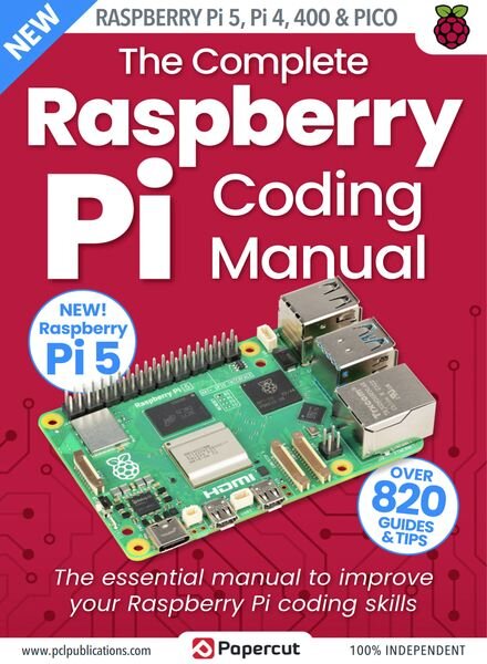 The Complete Raspberry Pi Coding Manual – Issue 4 – December 2023 Cover