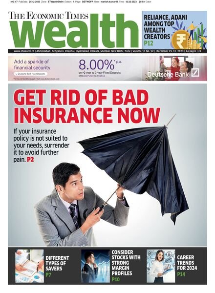 The Economic Times Wealth – December 25 2023 Cover