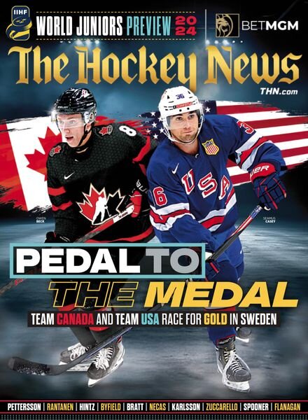 The Hockey News – World Juniors Special 2024 Cover