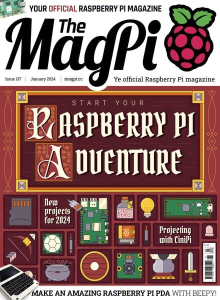 The MagPi – January 2024 Cover