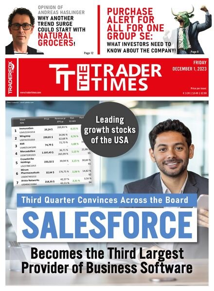 The Trader Times – 2 December 2023 Cover