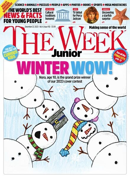 The Week Junior USA – Issue 192 – December 22 2023 Cover