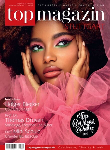 Top Magazin Stuttgart – Dezember 2023 Cover