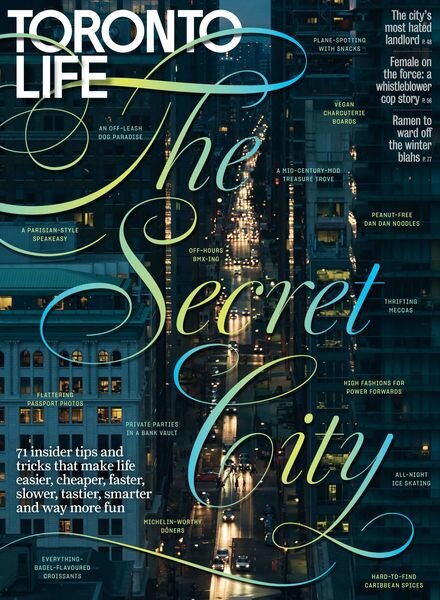 Toronto Life – January 2024 Cover