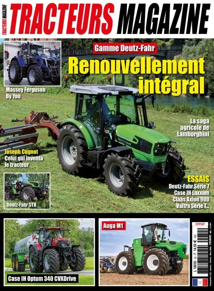 Tracteurs Magazine – Janvier-Fevrier-Mars 2024 Cover