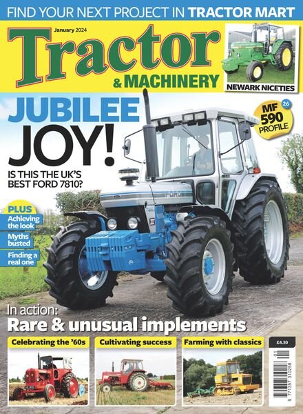 Tractor & Machinery – January 2024 Cover