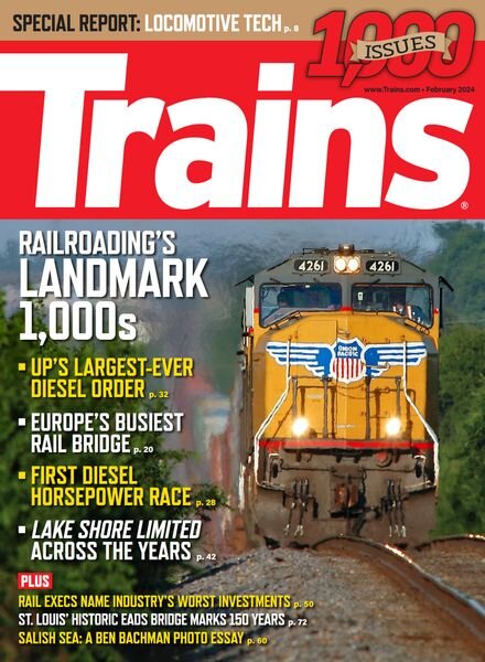 Trains – Februrary 2024 Cover