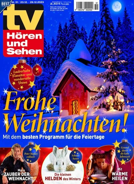 TV HOren und Sehen – 14 Dezember 2023 Cover