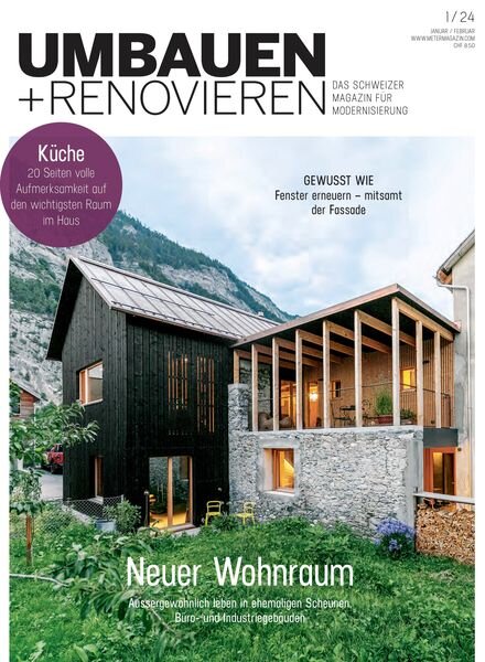 Umbauen + Renovieren – Dezember 2023 Cover