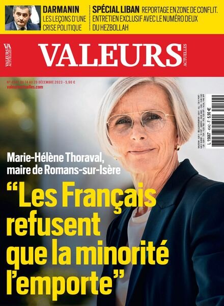 Valeurs Actuelles – 14 Decembre 2023 Cover