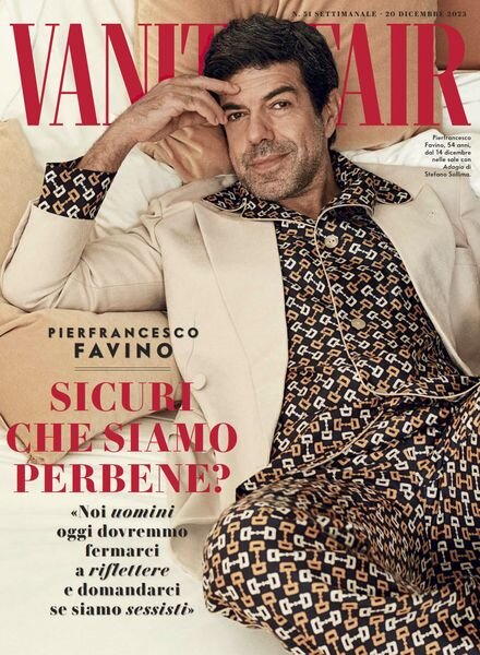 Vanity Fair Italia – 20 Dicembre 2023 Cover