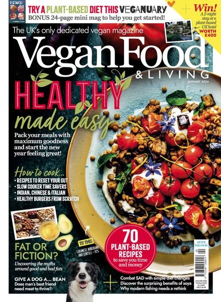 Vegan Food & Living – January 2024 Cover