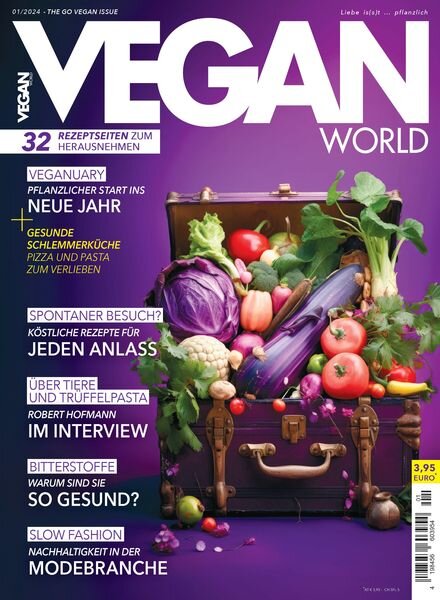 Vegan World – Januar 2024 Cover