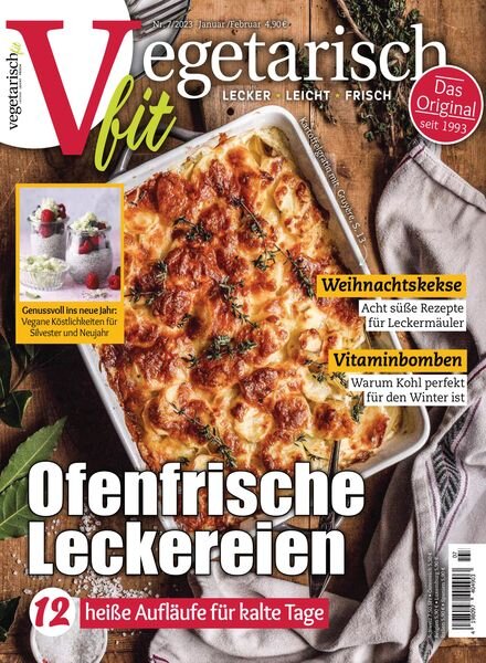 Vegetarisch Fit – Dezember 2023 Cover