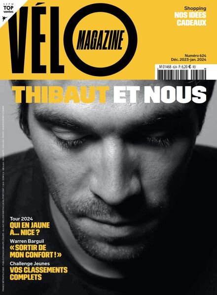 Velo Magazine – Decembre 2023 – Janvier 2024 Cover