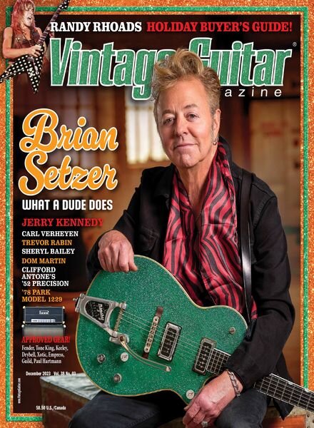 Vintage Guitar – December 2023 Cover
